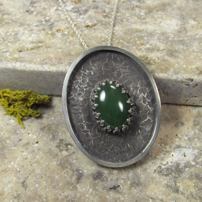 Nephrite Jade Amulet Pendant 5.83cts