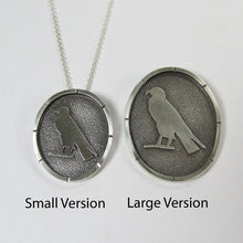Load image into Gallery viewer, Hawk Egyptian Hieroglyph Pendant small size
