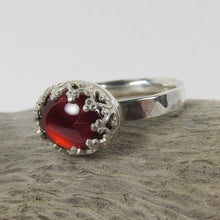 Load image into Gallery viewer, Hessonite Garnet Ring Size 6
