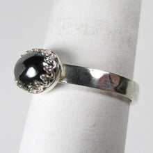Load image into Gallery viewer, Hematite hammer finished ring size 6 1/2
