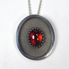 Load image into Gallery viewer, Hessonite Garnet Amulet Pendant 3.40cts Prosperity
