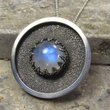 Load image into Gallery viewer, Rainbow Moonstone Amulet Pendant 4.50cts Calming
