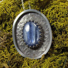 Load image into Gallery viewer, Kyanite Amulet Pendant 13.35cts Meditation
