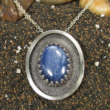 Load image into Gallery viewer, Kyanite Amulet Pendant 13.33cts Meditation

