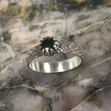 Load image into Gallery viewer, Nephrite Jade Dragon scale ring size 6

